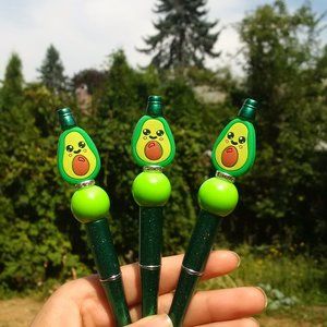 ✨Cute and Adorable Avocado Beaded Pen